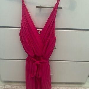 Entro Pink Sleeveless Romper